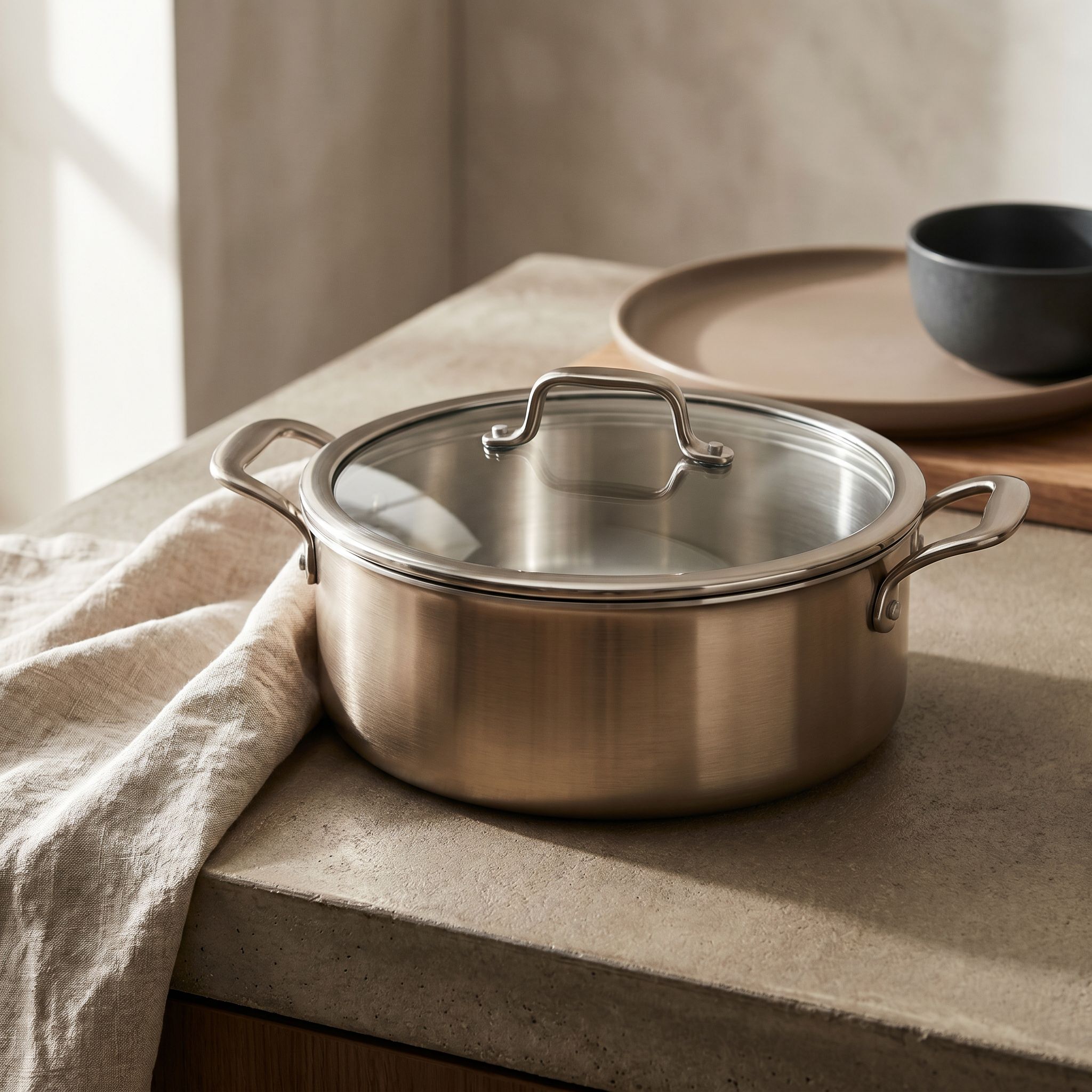 Casseroles inox induction